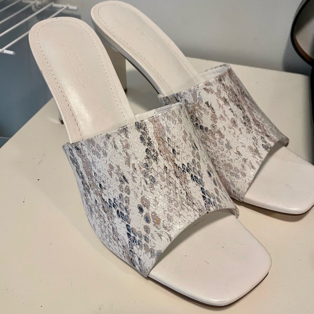 Snakeskin heels